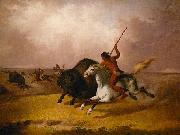 Buffalo hunt on the Southwestern plains John Mix Stanley